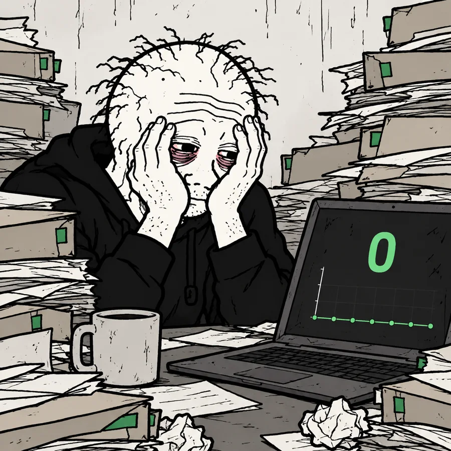 Gitcel surrounded by unfinished projects and zero users